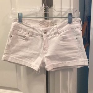 White denim shorts, dELiA*s